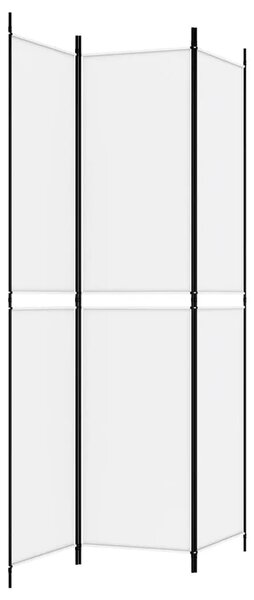 Paravan - Sobna pregrada s 3 panela bijela 150 x 220 cm od tkanine - Bijela 150 x 220 cm 1 1