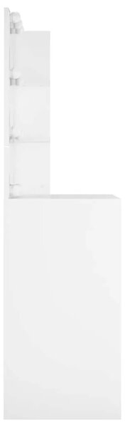 Toaletni stolić s LED svjetlima bijeli 60x40x140 cm - Bijela 1 Bijela