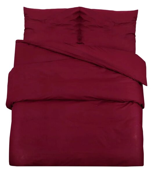 Set posteljine za poplun Bordo 200x200 cm pamučni - Bordo 200 x 200 cm + 60 x 70 cm 1 1