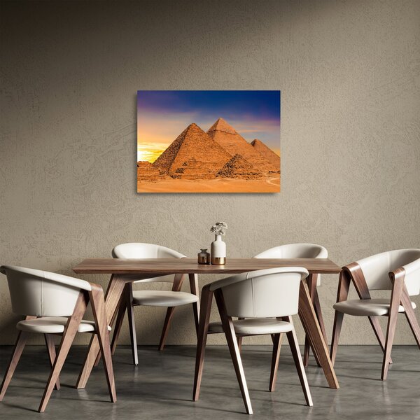 Staklena slika - Egipatske piramide (70x50 cm)
