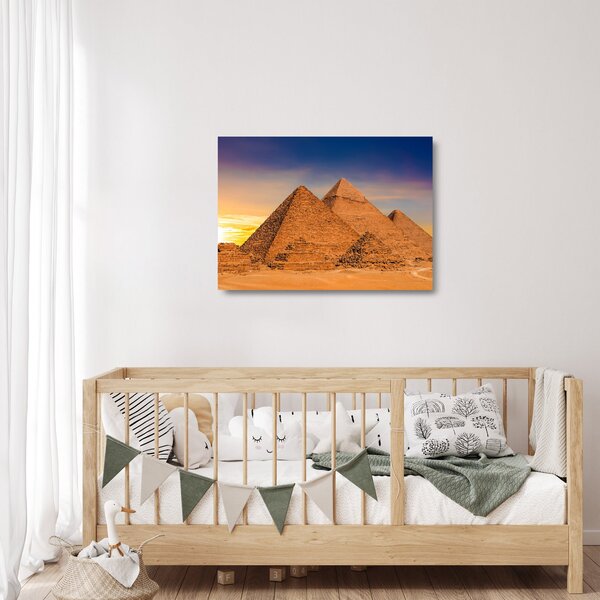 Staklena slika - Egipatske piramide (70x50 cm)