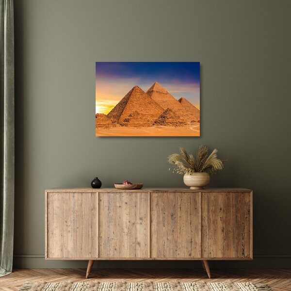 Staklena slika - Egipatske piramide (70x50 cm)