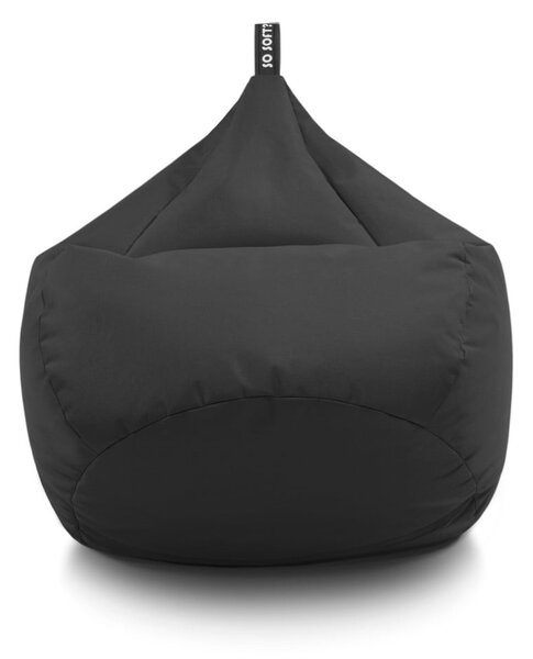 Siva vreća za sjedenje Drop L – So Soft?
