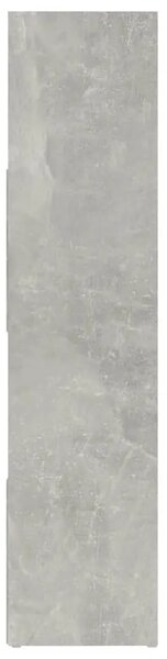 Ormarić za knjige / Paravan - Sobna pregrada boja betona 105x24x102 cm - Beton siva 1 1 Beton siva