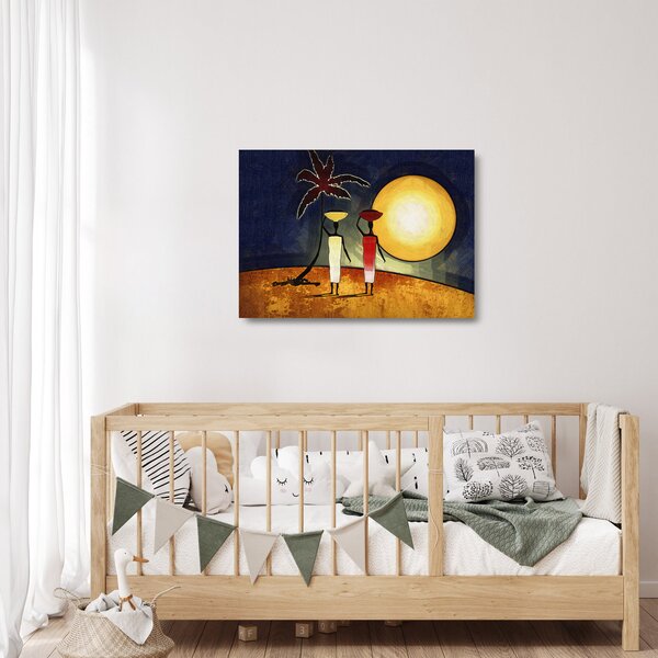 Staklena slika antičke slike (70x50 cm)