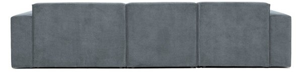 Siva kutna garnitura od samta (s desnim kutom) Sting – Scandic