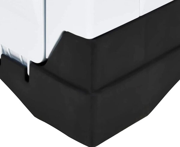 Kućica za pse siva 90 5x68x66 cm polipropilen - Siva Siva