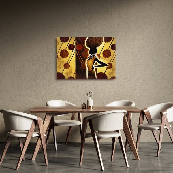 Staklena slika drevne umjetničke slike (70x50 cm)