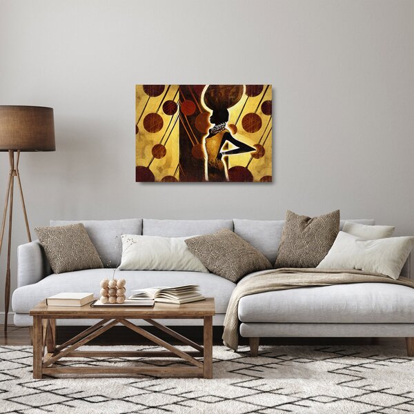 Staklena slika drevne umjetničke slike (70x50 cm)
