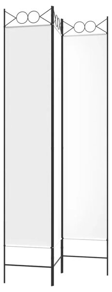 Paravan - Sobna pregrada s 3 panela bijela 120x220 cm od tkanine - Bijela 120 x 220 cm 1 1