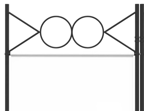 Paravan - Sobna pregrada s 3 panela bijela 120x220 cm od tkanine - Bijela 120 x 220 cm 1 1