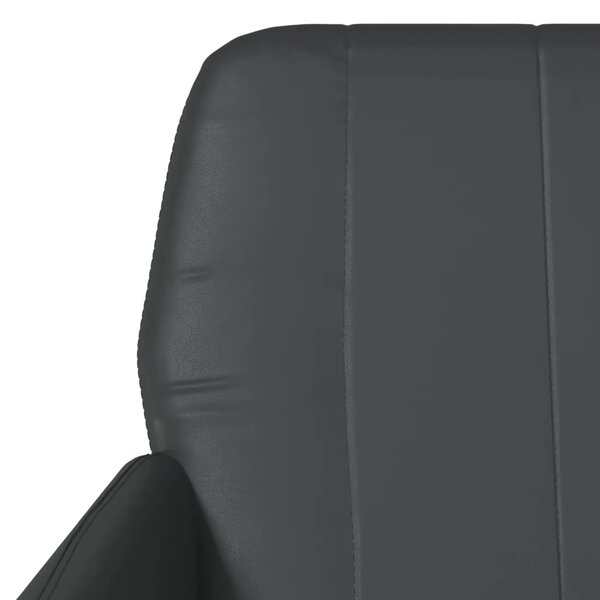 Fotelja crna 61 x 78 x 80 cm od umjetne kože - Crna 1 Crna