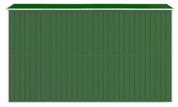 Vrtna kućica - Vrtno spremište zeleno 192 x 357 x 223 cm od pocinčanog čelika - 192 x 357 x 223 cm 1 192 x 357 x 223 cm