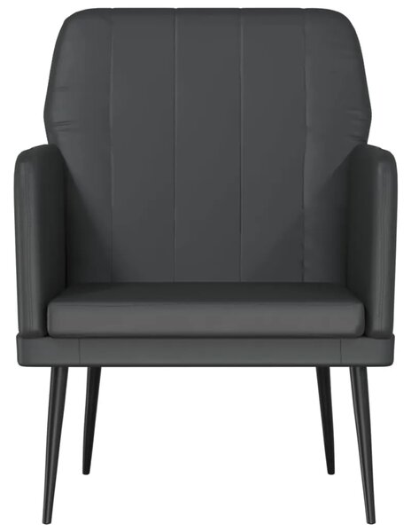 Fotelja crna 61 x 78 x 80 cm od umjetne kože - Crna 1 Crna