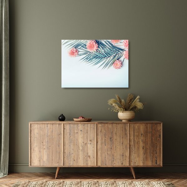 Staklena slika buketa (70x50 cm)
