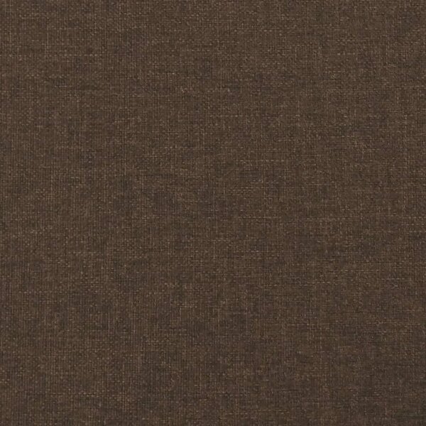 Boxspring - Krevet s oprugama i madracem tamnosmeđi 160x200 cm tkanina - Tamno smeđa 160 x 200 cm 35 cm Tamno smeđa