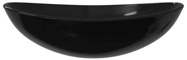 Lavabo - Umivaonik od kaljenog stakla 54 5 x 35 x 15 5 cm crni - Crna Crna