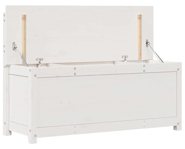 Klupa bijela 110 x 41 x 76 5 cm od masivne borovine - Bijela 110 x 41 x 76.5 cm Bijela 110 x 41 x 76.5 cm