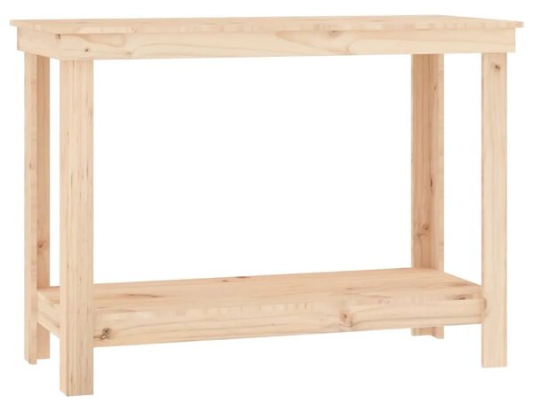 Radni stol 110x50x80 cm od masivne borovine - Prirodna 110 x 50 x 80 cm 1 Prirodna