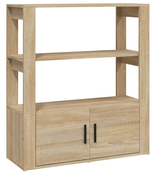 Komoda boja hrasta sonome 80x30x90 cm konstruirano drvo - sonoma hrast 1 Sonoma hrast