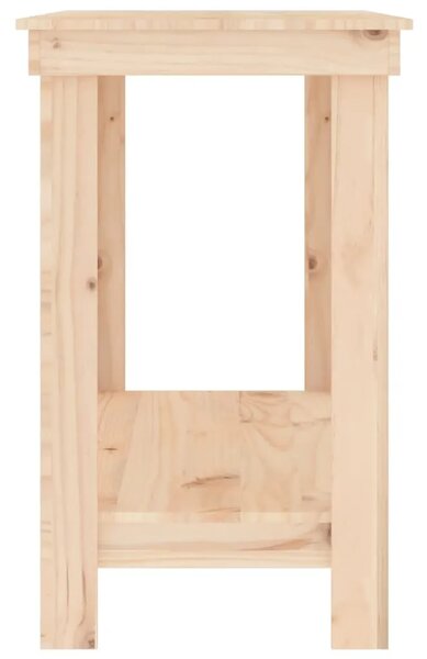 Radni stol 110x50x80 cm od masivne borovine - Prirodna 110 x 50 x 80 cm 1 Prirodna