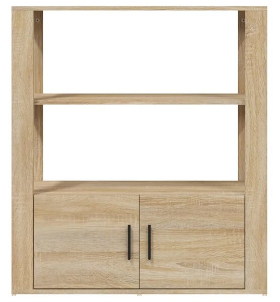 Komoda boja hrasta sonome 80x30x90 cm konstruirano drvo - sonoma hrast 1 Sonoma hrast