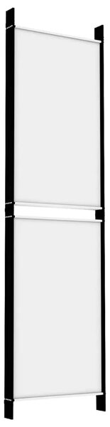 Paravan - Sobna pregrada s 5 panela bijela 250 x 180 cm od tkanine - Bijela 250 x 180 cm 1 1