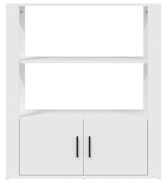 Komoda bijela 80 x 30 x 90 cm od konstruiranog drva - Bijela 1 Bijela