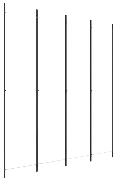 Paravan - Sobna pregrada s 4 panela bijela 200 x 220 cm od tkanine - Bijela 200 x 220 cm 1 1