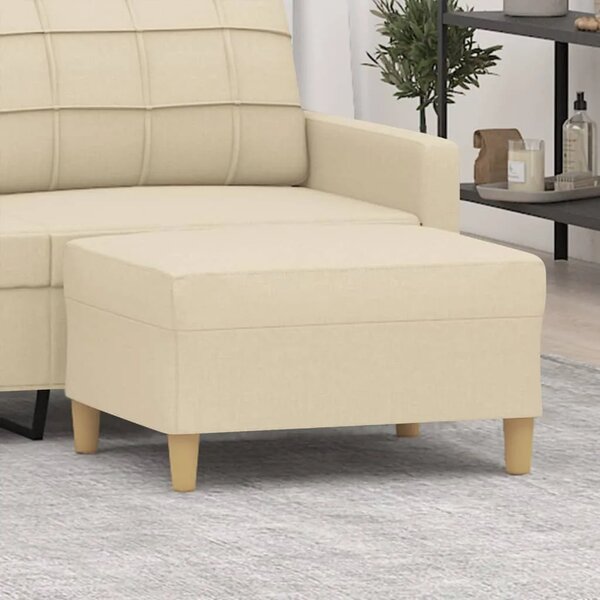 Tabure krem 70 x 55 x 41 cm od tkanine - Krema 70 x 55 x 41 cm 1 Krema