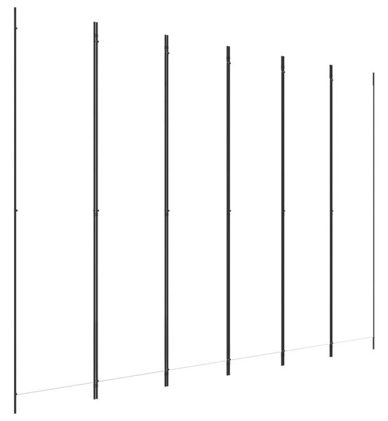 Paravan - Sobna pregrada s 6 panela bijela 300 x 220 cm od tkanine - Bijela 300 x 220 cm 1 1