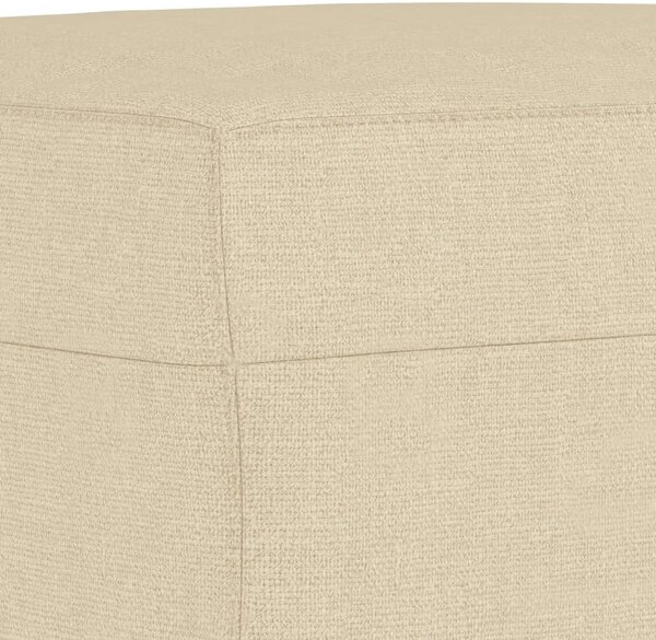 Tabure krem 70 x 55 x 41 cm od tkanine - Krema 70 x 55 x 41 cm 1 Krema