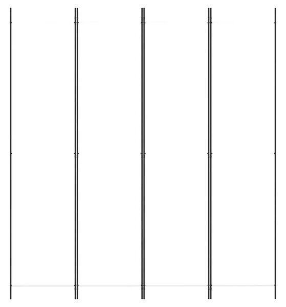 Paravan - Sobna pregrada s 4 panela bijela 200 x 220 cm od tkanine - Bijela 200 x 220 cm 1 1