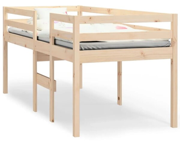 Visoki krevet 90 x 190 cm od masivne borovine - Prirodna 90 x 190 cm Prirodna 90 x 190 cm