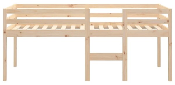 Visoki krevet 90 x 190 cm od masivne borovine - Prirodna 90 x 190 cm Prirodna 90 x 190 cm