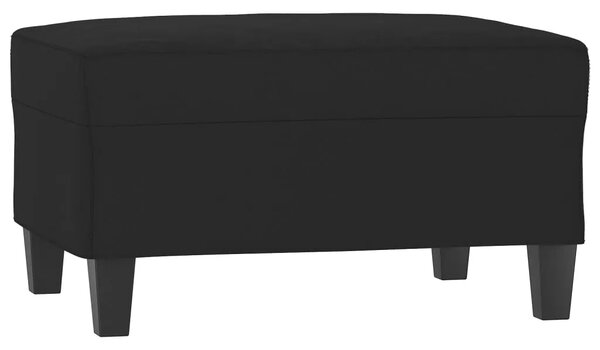 Tabure crni 70 x 55 x 41 cm od mikrovlakana - Crna 70 x 55 x 41 cm 1 Crna