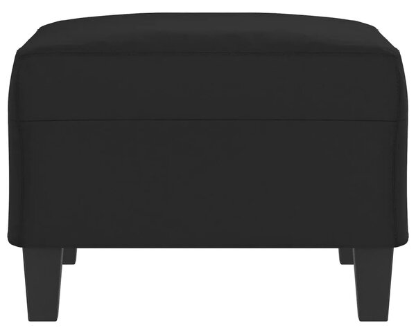 Tabure crni 70 x 55 x 41 cm od mikrovlakana - Crna 70 x 55 x 41 cm 1 Crna