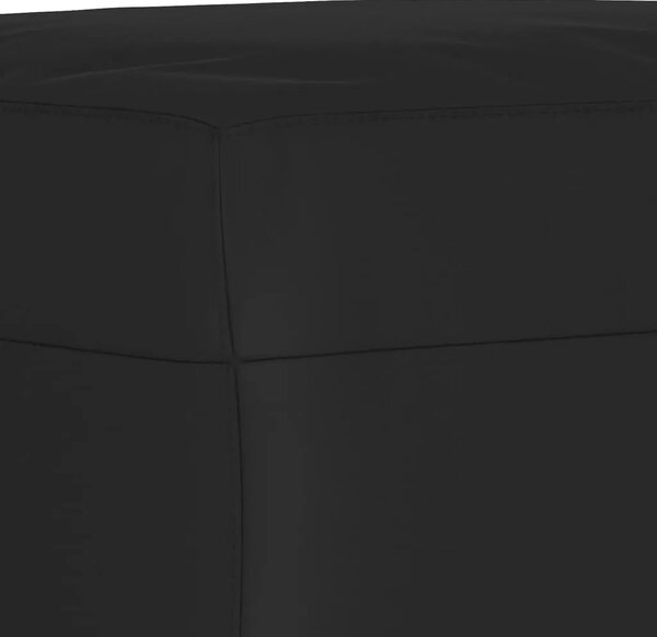 Tabure crni 70 x 55 x 41 cm od mikrovlakana - Crna 70 x 55 x 41 cm 1 Crna
