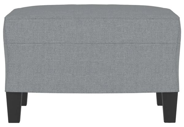 Tabure svjetlosivi 60 x 50 x 41 cm od tkanine - Svjetlosiva 60 x 50 x 41 cm 1 Svjetlosiva