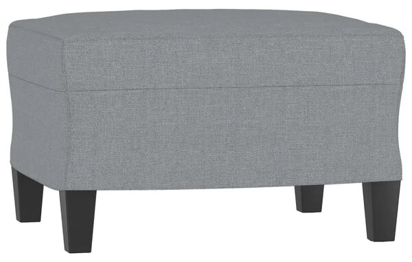 Tabure svjetlosivi 60 x 50 x 41 cm od tkanine - Svjetlosiva 60 x 50 x 41 cm 1 Svjetlosiva