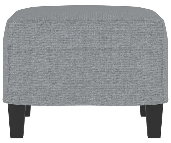 Tabure svjetlosivi 60 x 50 x 41 cm od tkanine - Svjetlosiva 60 x 50 x 41 cm 1 Svjetlosiva
