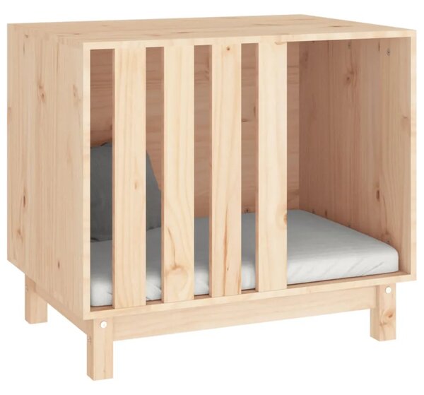 Kućica za pse 70 x 50 x 62 cm od masivne borovine - Prirodna 70 x 50 x 62 cm Prirodna 60 x 45 x 57 cm