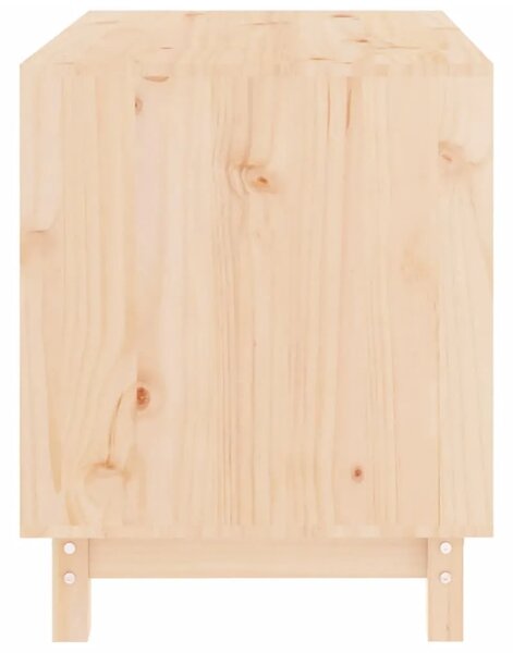 Kućica za pse 70 x 50 x 62 cm od masivne borovine - Prirodna 70 x 50 x 62 cm Prirodna 60 x 45 x 57 cm