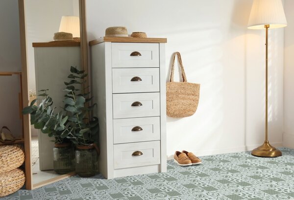 Samoljepljive vinil podne pločice zeleni ornamenti 1m2