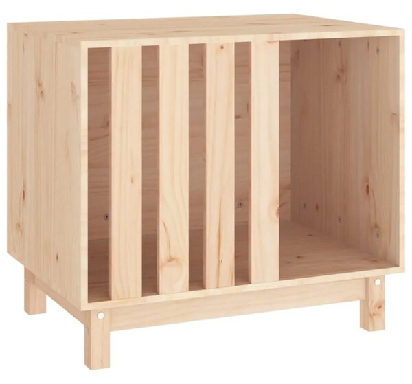 Kućica za pse 70 x 50 x 62 cm od masivne borovine - Prirodna 70 x 50 x 62 cm Prirodna 60 x 45 x 57 cm