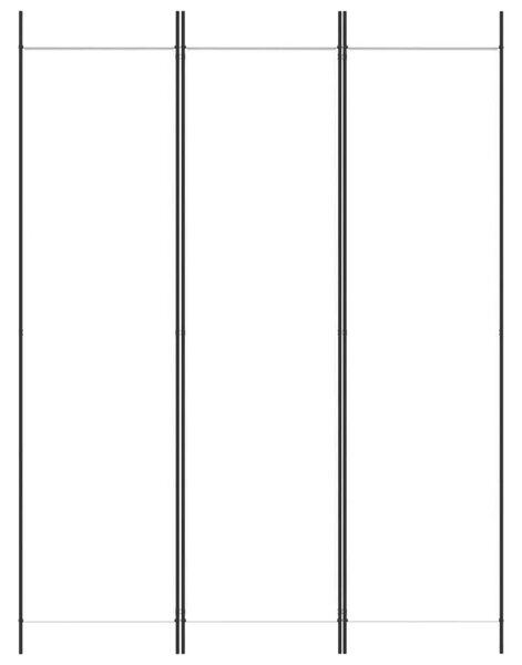 Paravan - Sobna pregrada s 3 panela bijela 150 x 200 cm od tkanine - Bijela 150 x 200 cm 1 1
