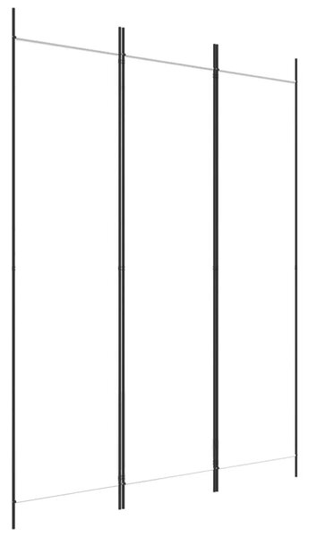 Paravan - Sobna pregrada s 3 panela bijela 150 x 200 cm od tkanine - Bijela 150 x 200 cm 1 1