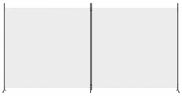 Paravan - Sobna pregrada s 2 panela bijela 348 x 180 cm od tkanine - Bijela 348 x 180 cm 1 1