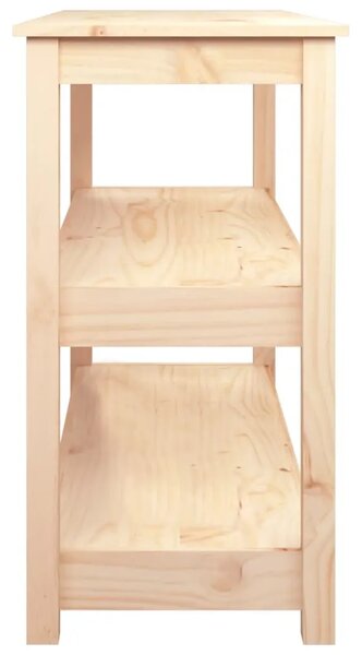 Konzolni stol 110 x 40 x 74 cm od masivne borovine - Prirodna 1 110 cm Prirodna