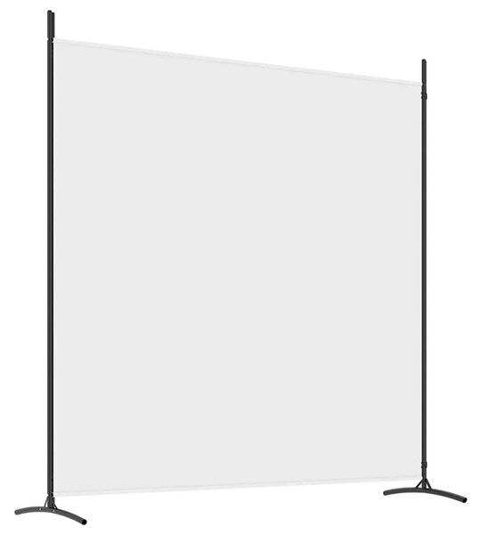 Paravan - Sobna pregrada s 2 panela bijela 348 x 180 cm od tkanine - Bijela 348 x 180 cm 1 1